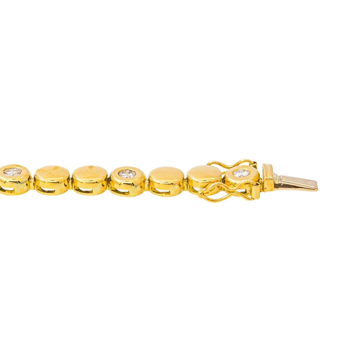 Bracelet en or jaune et diamants - Castafiore