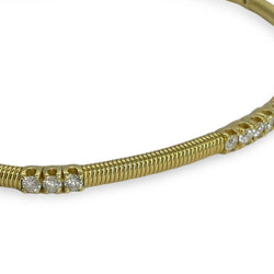 Bracelet en or jaune et diamants - Castafiore