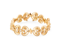 Bracelet en or jaune et diamants - Castafiore
