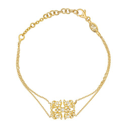 Bracelet en or jaune et diamants - Castafiore