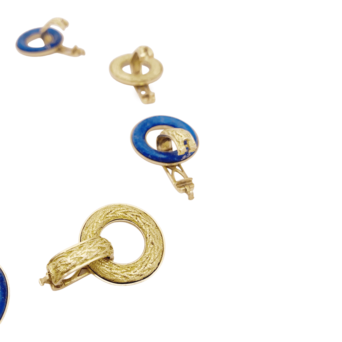 Bracelet en or jaune et lapis lazuli - Castafiore