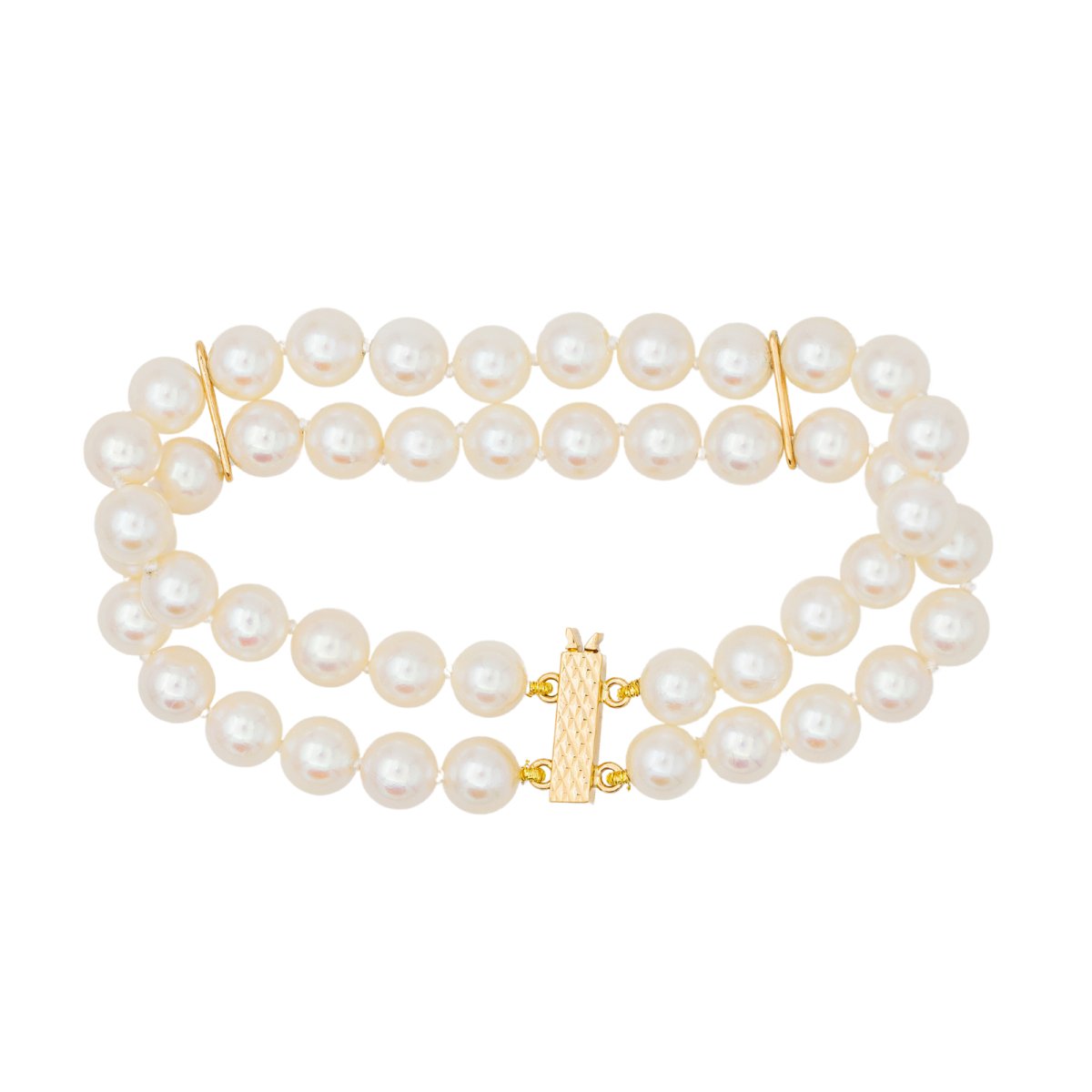 Bracelet en or jaune et perles - Castafiore