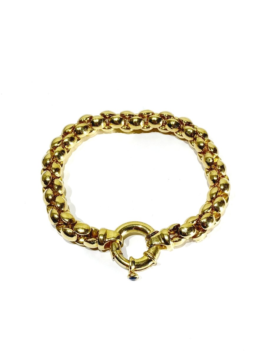 Bracelet En Or Jaune Et Saphir - Castafiore