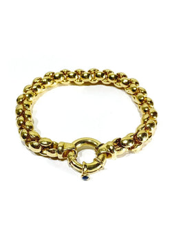 Bracelet En Or Jaune Et Saphir - Castafiore