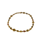 Bracelet en or jaune, saphirs et rubis - Castafiore