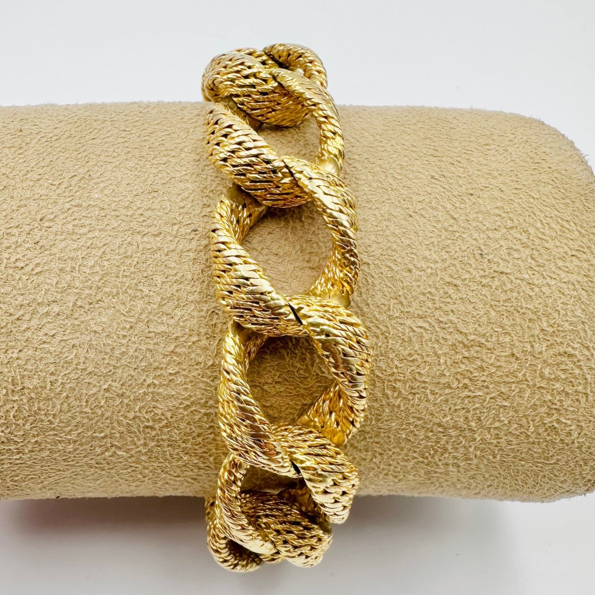 Bracelet en or jaune torsadé - Castafiore