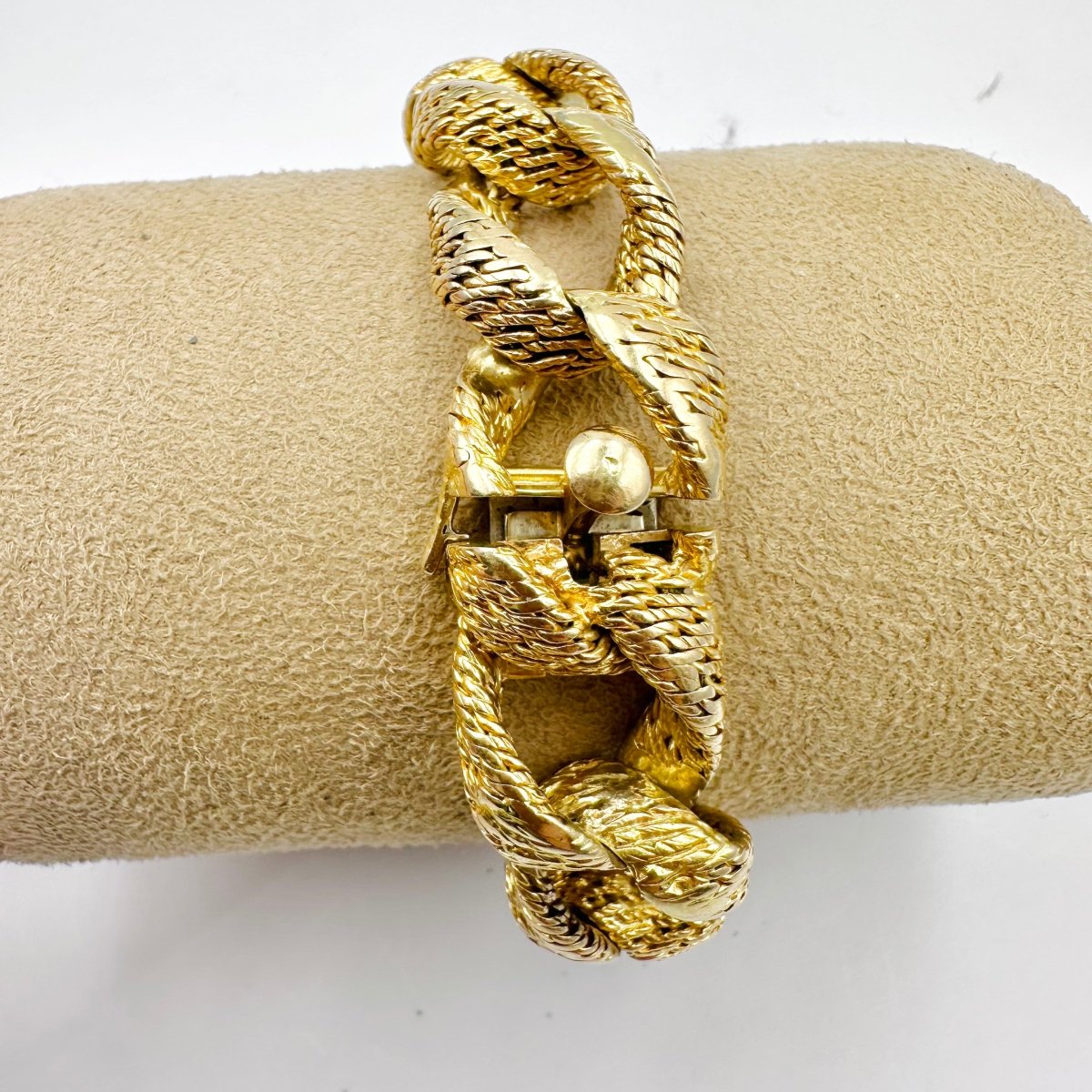Bracelet en or jaune torsadé - Castafiore