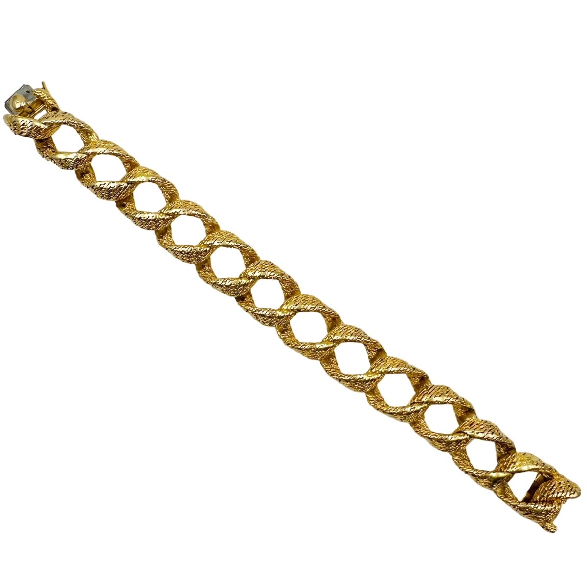 Bracelet en or jaune torsadé - Castafiore