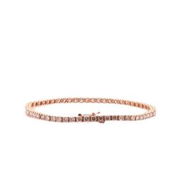 Bracelet en or rose et diamants - Castafiore