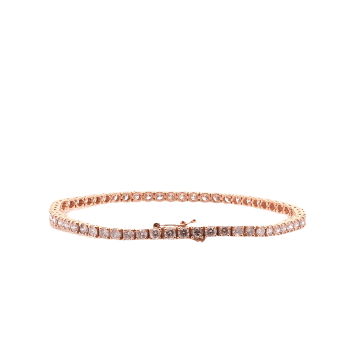 Bracelet en or rose et diamants - Castafiore