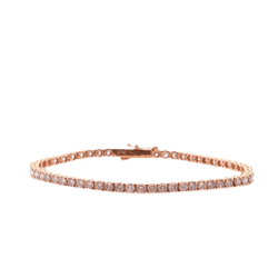 Bracelet en or rose et diamants - Castafiore