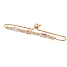 Bracelet en or rose, nacre et diamants - Castafiore