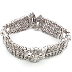 Bracelet en platine et diamants - Castafiore