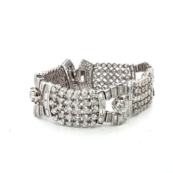 Bracelet en platine et diamants - Castafiore