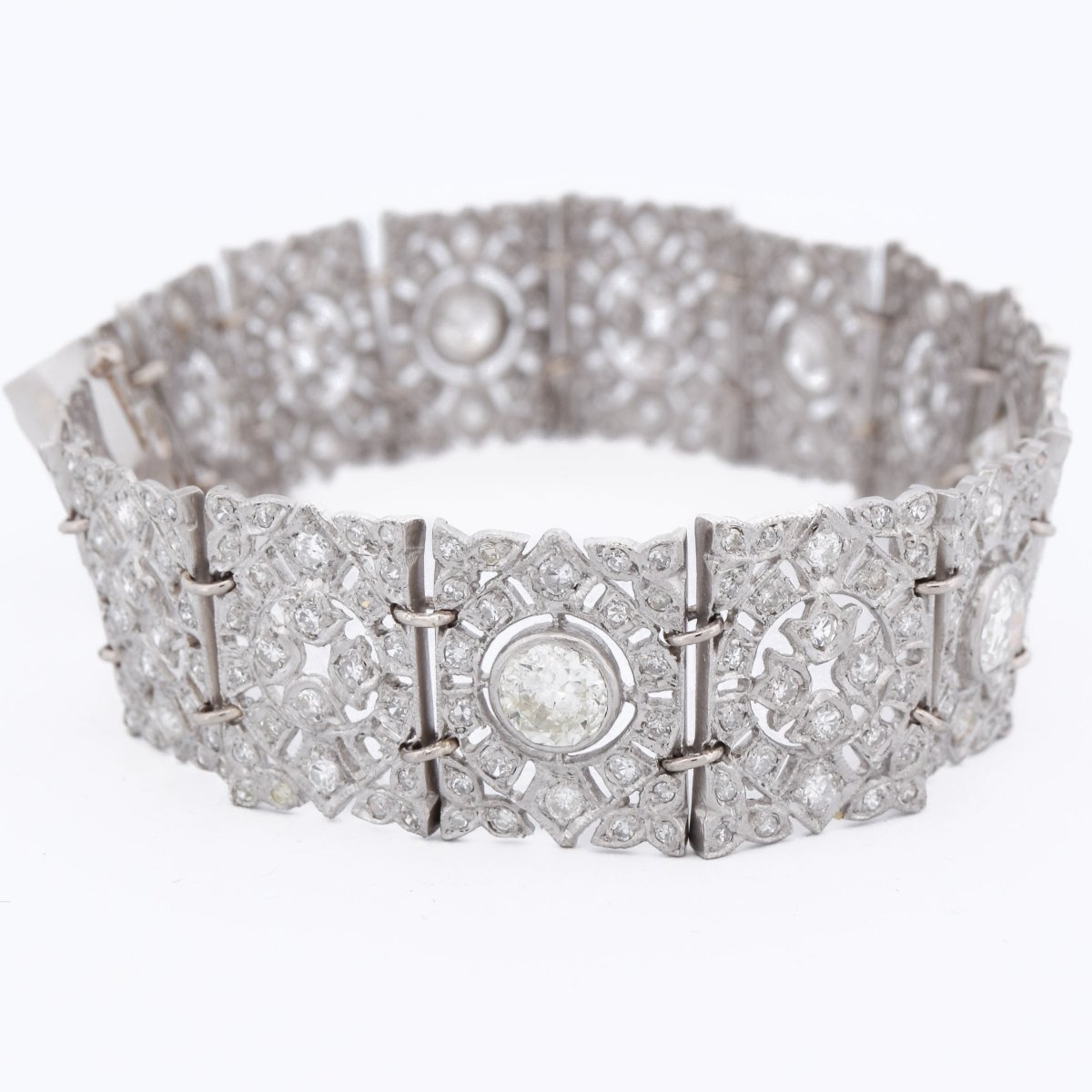 Bracelet en platine et diamants - Castafiore