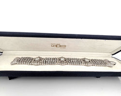 Bracelet en platine et diamants - Castafiore