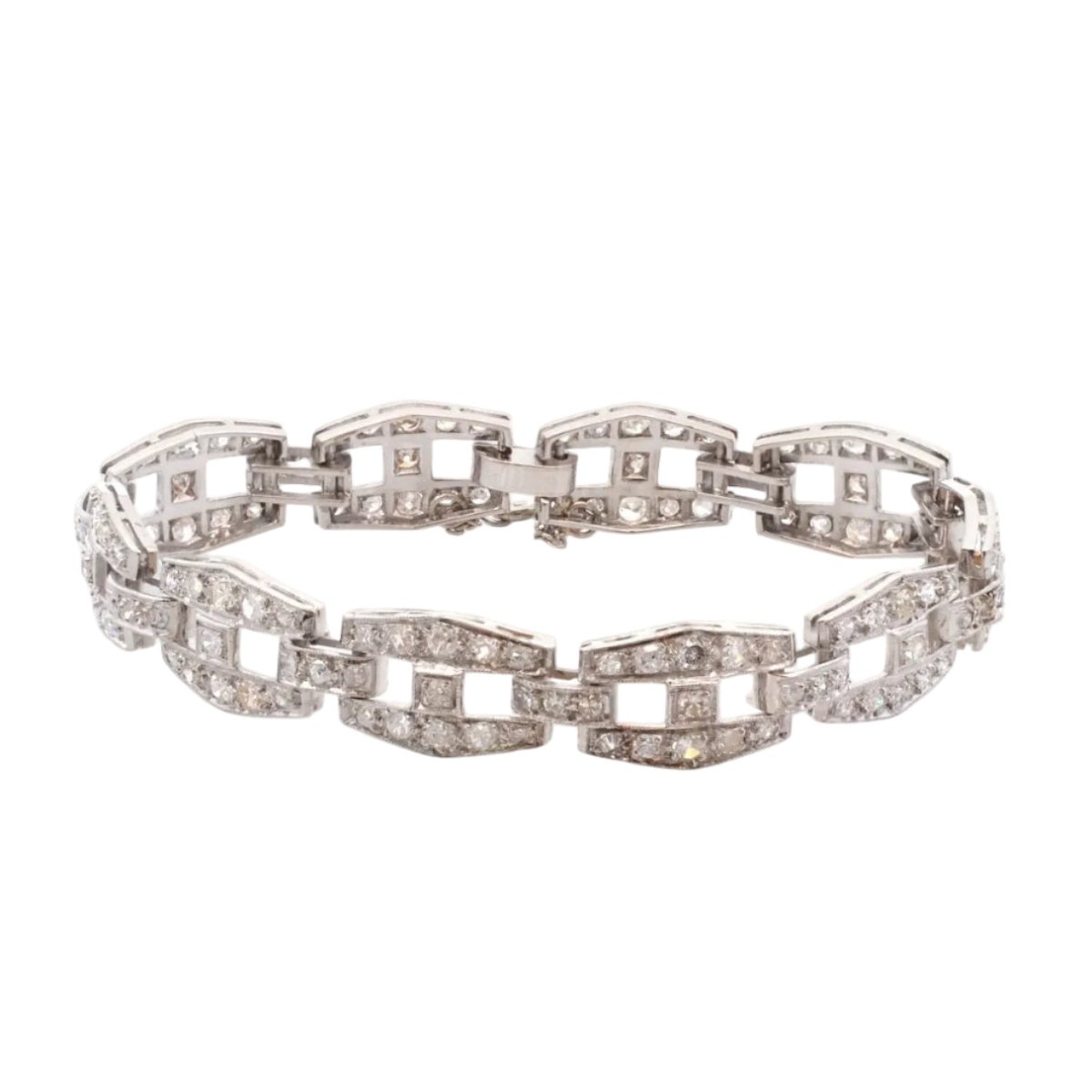 Bracelet en platine et diamants - Castafiore
