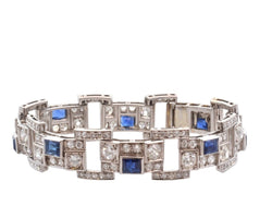Bracelet en platine et diamants - Castafiore