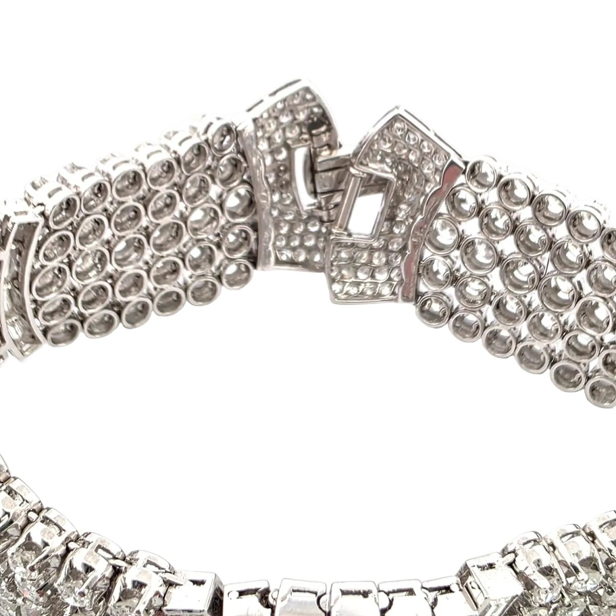 Bracelet en platine et diamants - Castafiore
