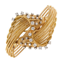 Bracelet fils d'or et diamants - Castafiore