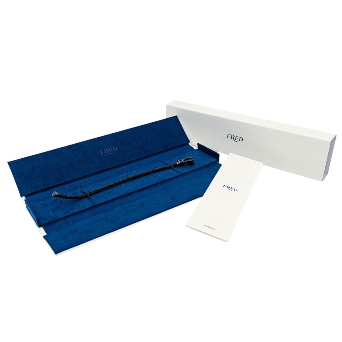 Bracelet FRED "Force 10" en acier, titane et diamants - Castafiore
