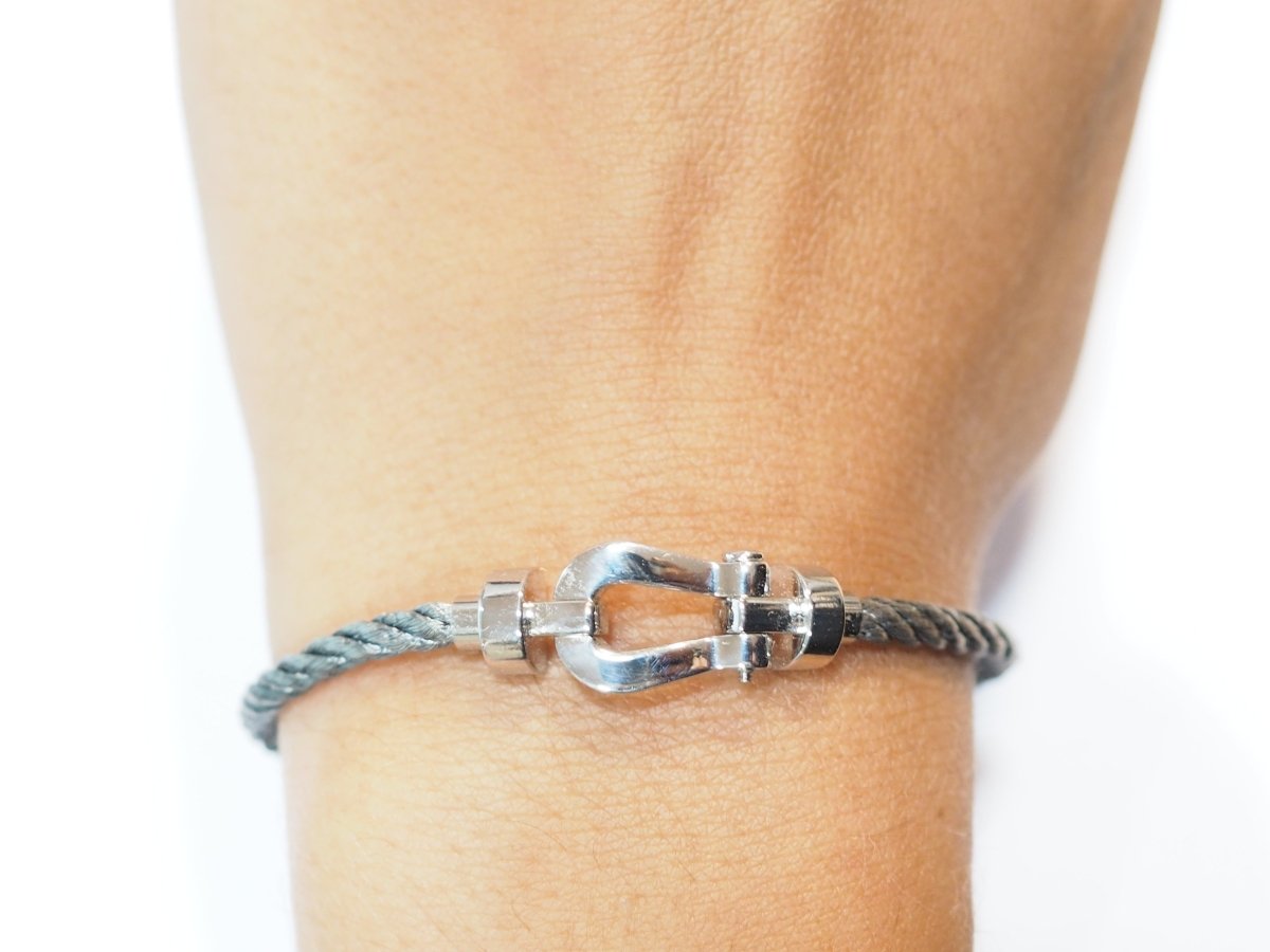 Bracelet Fred force 10 en or blanc - Castafiore
