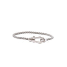 Bracelet FRED "Force 10" en or blanc et acier - Castafiore