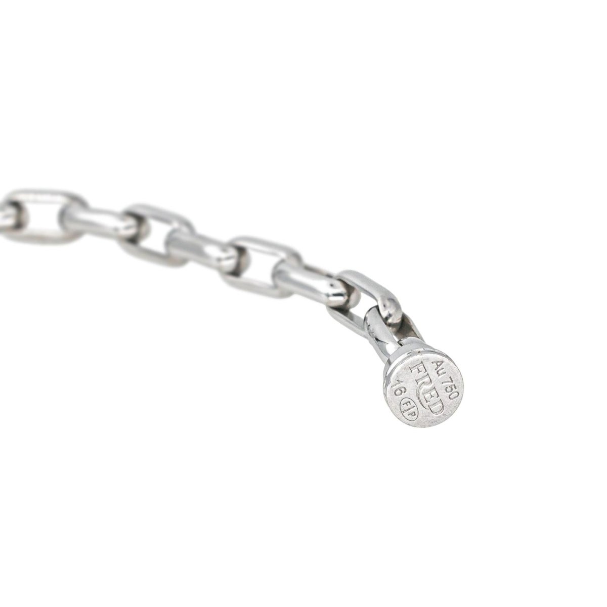 Bracelet FRED "Force 10" en or blanc et diamants - Castafiore