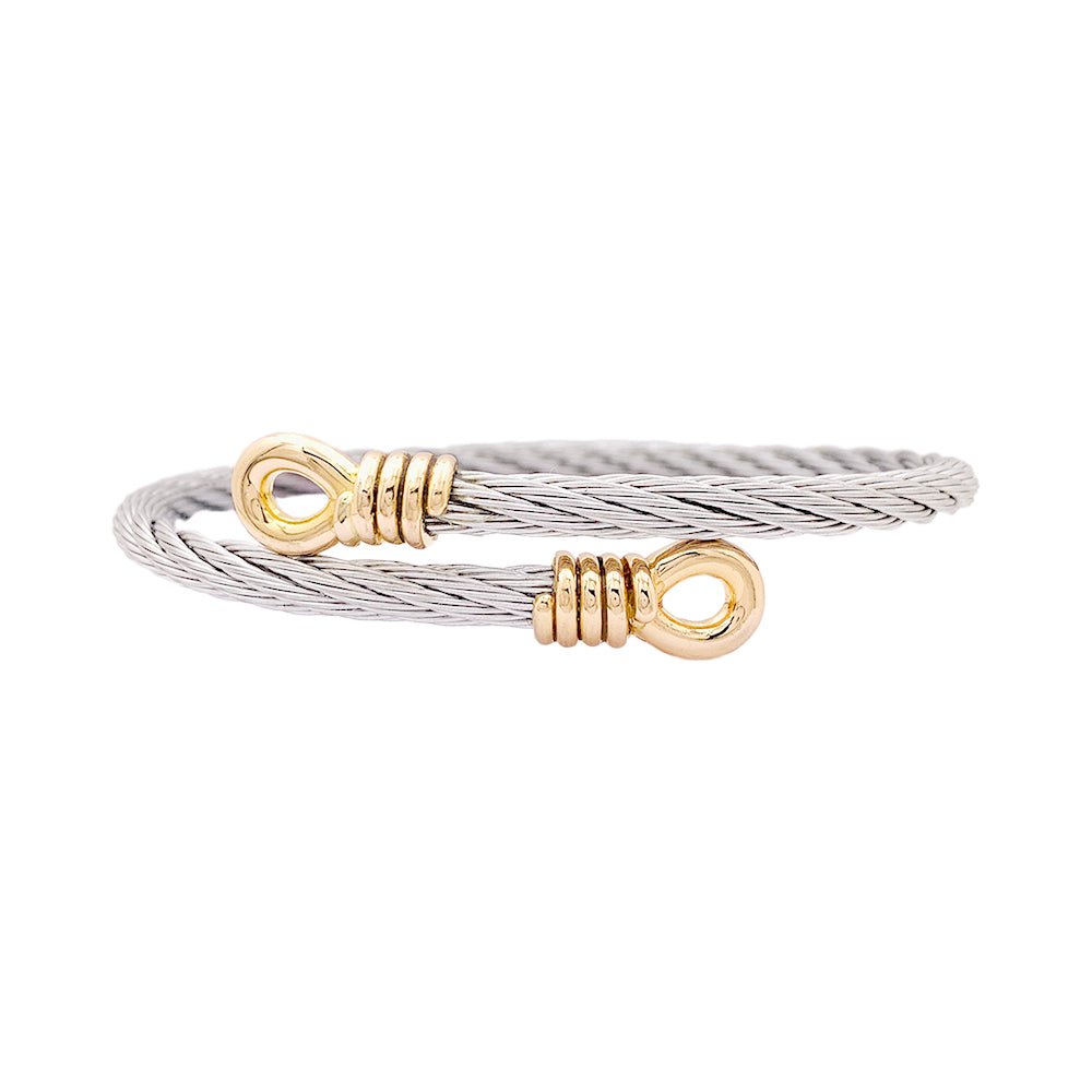 Bracelet FRED "Force 10" en or et acier - Castafiore