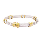 Bracelet FRED "Force 10" en or jaune et acier - Castafiore