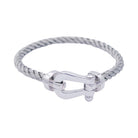 Bracelet FRED "Force 10" en platine et acier - Castafiore