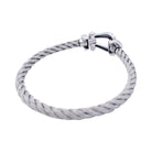 Bracelet FRED "Force 10" en platine et acier - Castafiore