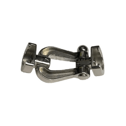 Bracelet FRED "Force 10" GM en or blanc et acier - Castafiore