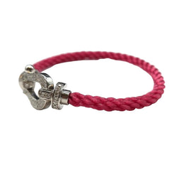 Bracelet FRED "Force 10" GM en or blanc et diamants - Castafiore