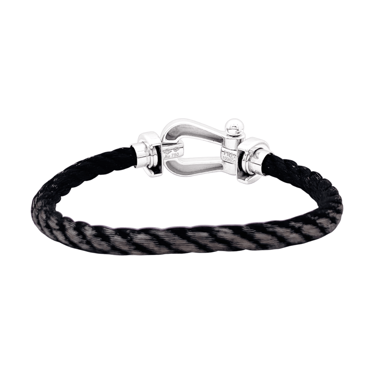 Bracelet FRED "Force 10" GM en or blanc et diamants - Castafiore