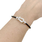 Bracelet Fred, "Force 10" or blanc, diamants. - Castafiore