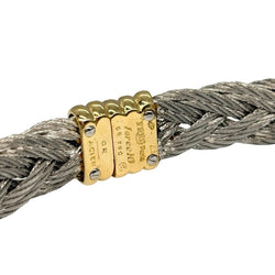Bracelet FRED "Force 10 Vintage" en or jaune et acier - Castafiore