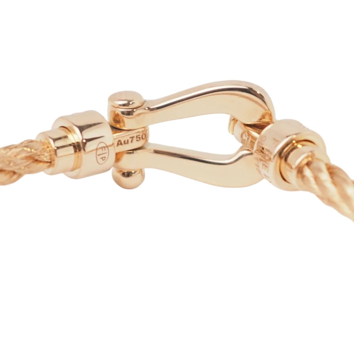 Bracelet FRED "Mini Force 10" en or rose et diamants - Castafiore