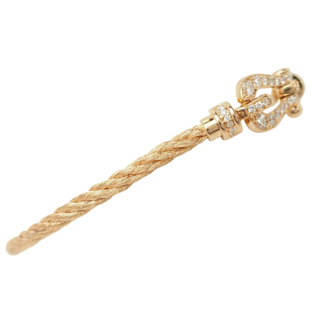 Bracelet FRED "Mini Force 10" en or rose et diamants - Castafiore