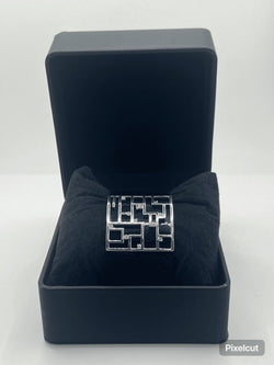 Bracelet Garel or blanc et diamants - Castafiore