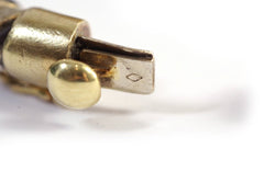 Bracelet Gay Freres tigres en or et argent - Castafiore