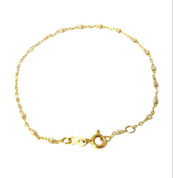 Bracelet GIGI CLOZEAU Classic en or jaune et perles de résine - Castafiore