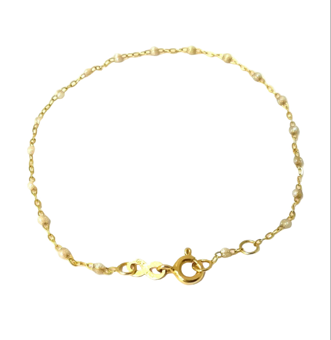 Bracelet GIGI CLOZEAU Classic en or jaune et perles de résine - Castafiore