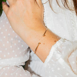 Bracelet GINETTE NY Jonc en or rose - Castafiore