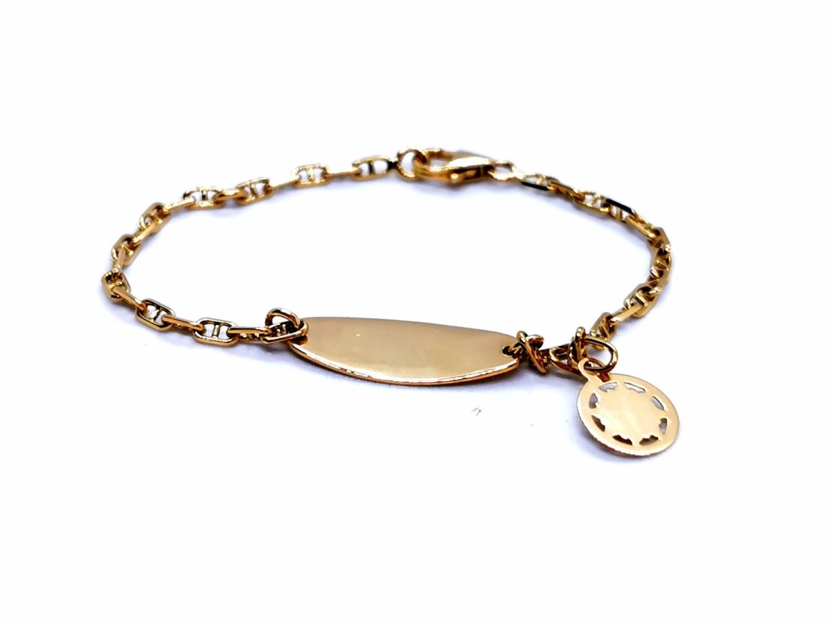 Bracelet Yellow gold curb chain