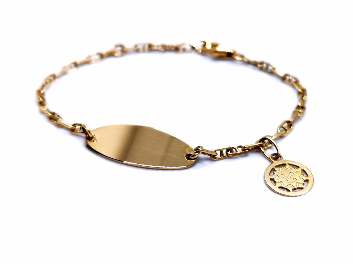 Bracelet Yellow gold curb chain