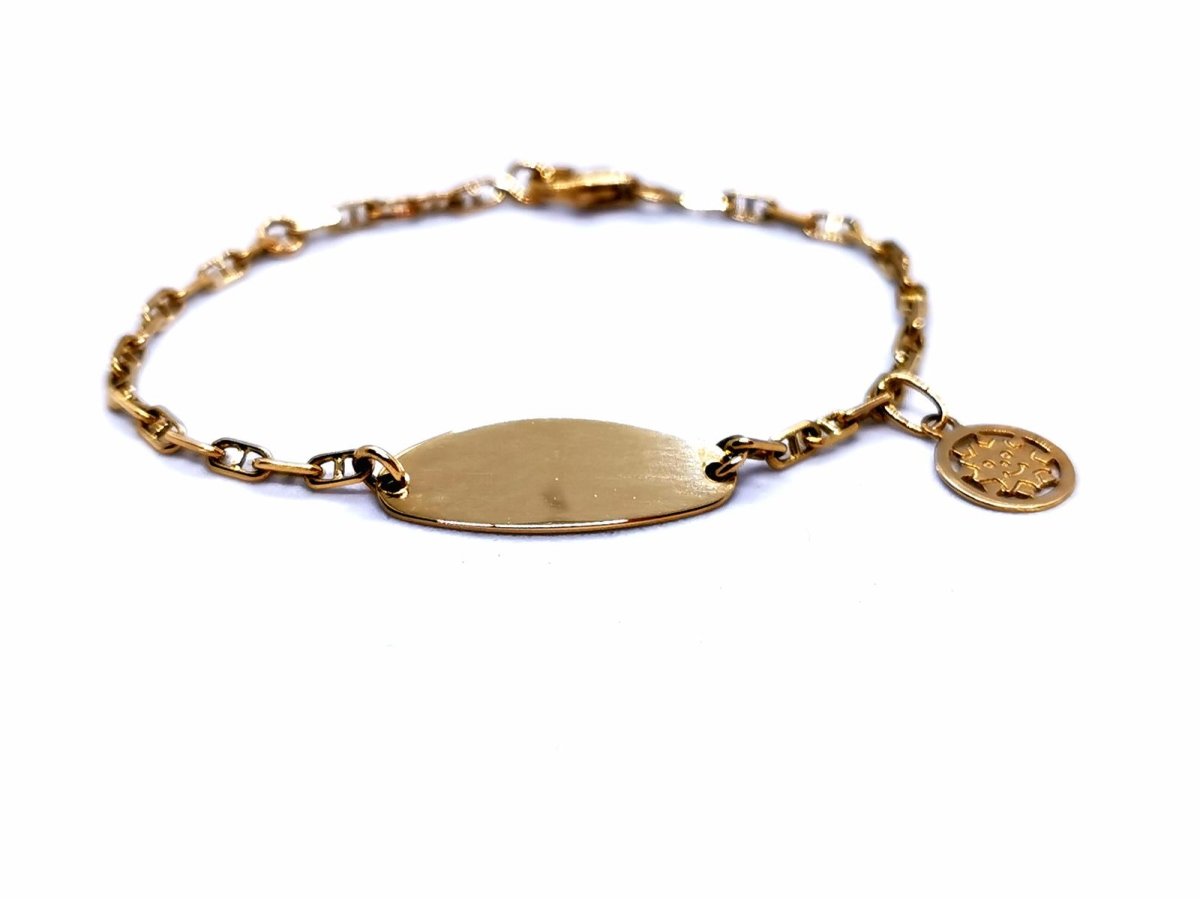 Bracelet Yellow gold curb chain