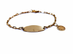 Bracelet Yellow gold curb chain