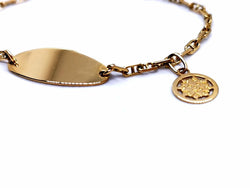 Bracelet Yellow gold curb chain