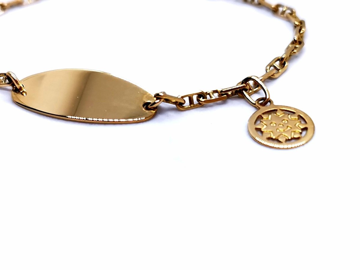 Bracelet Yellow gold curb chain